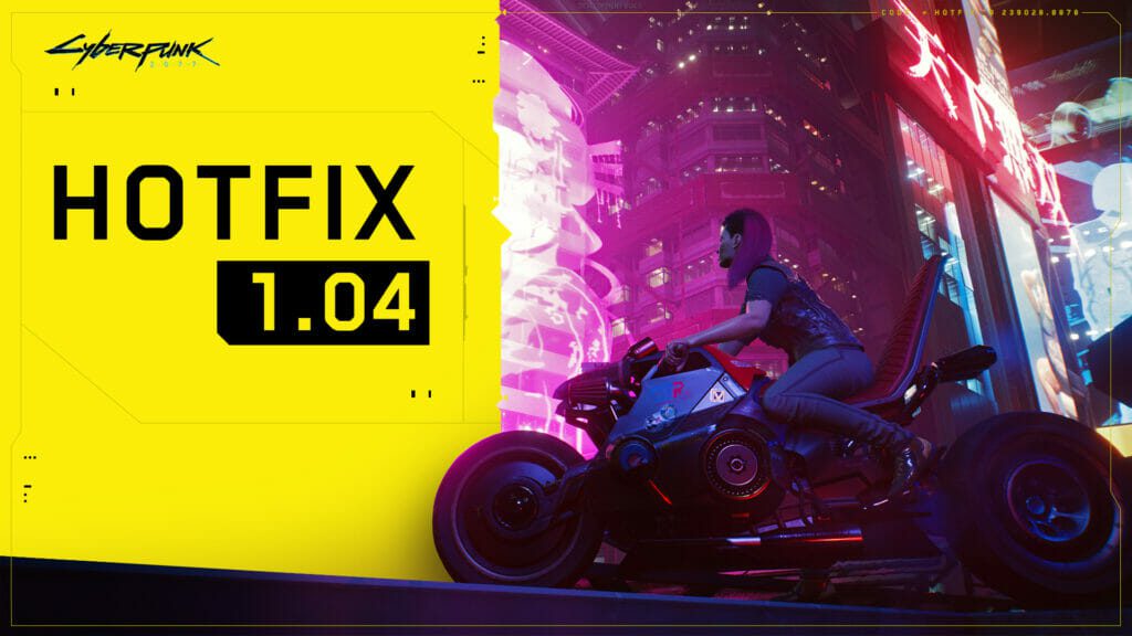 Cyberpunk 2077 atualização