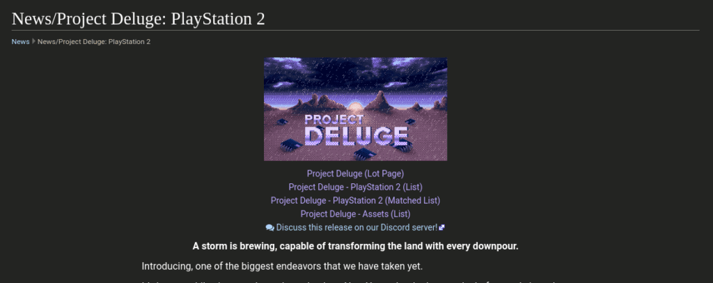 project deluge