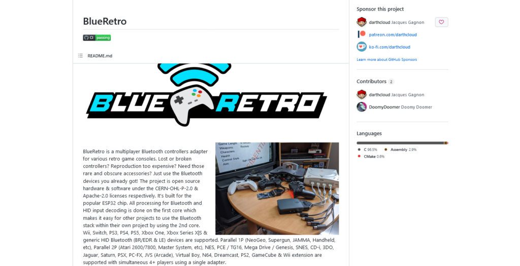 BlueRetro Github