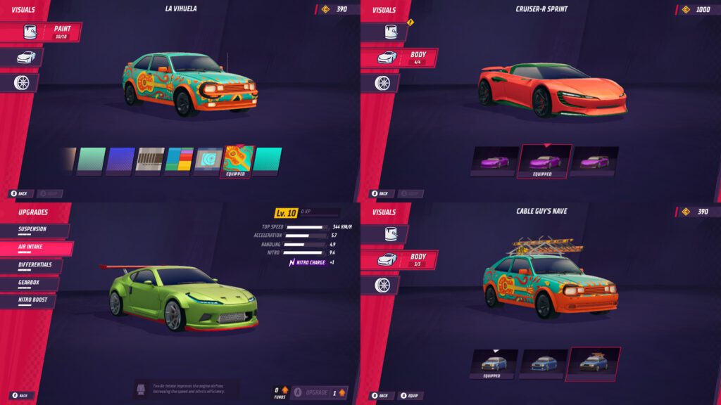 Horizon Chase 2 - novas pinturas disponíveis
