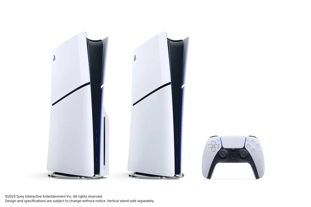 Novo PlayStation 5, na versão normal e digital.