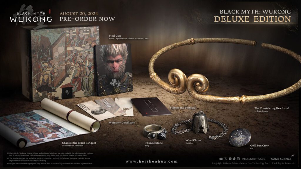 Black Myth: Wukong Deluxe Edition - todos os itens