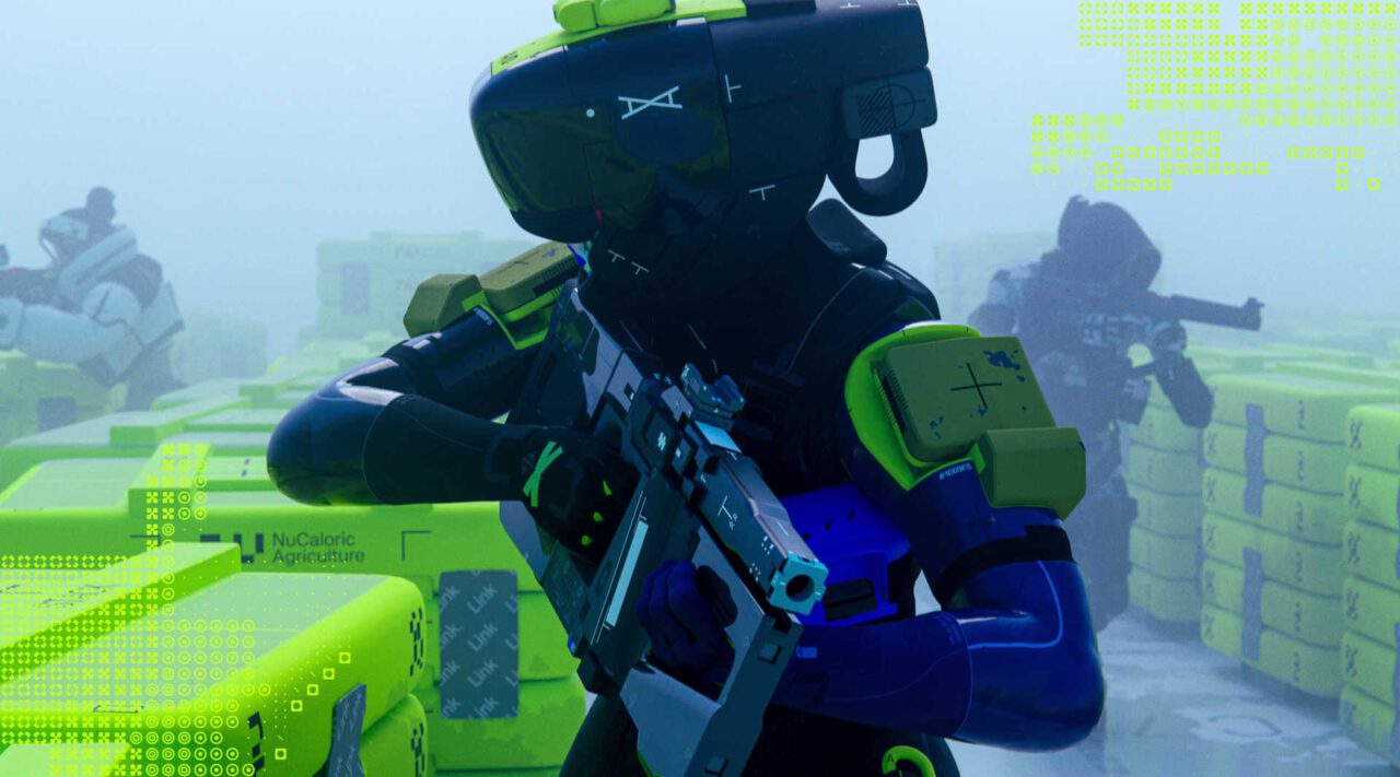 Mercenário (Runner) Blackbird em destaque. Um dos 6 que estarão disponíveis no game.