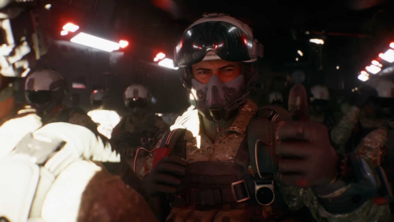 Battlefield 6 - imagens do trailer de revelação. soldado fazendo sinal afirmativo